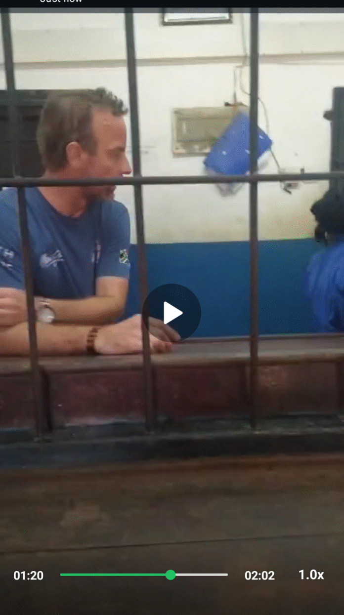 foreigner-assaults-a-police-officer-at-diani-police-station foreigner assaults a kenyan police offer while in police station